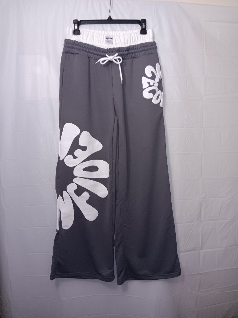 MANFINITY DOUBLE WAIST LETTERMAN DRAWSTRING SWEATPANTS